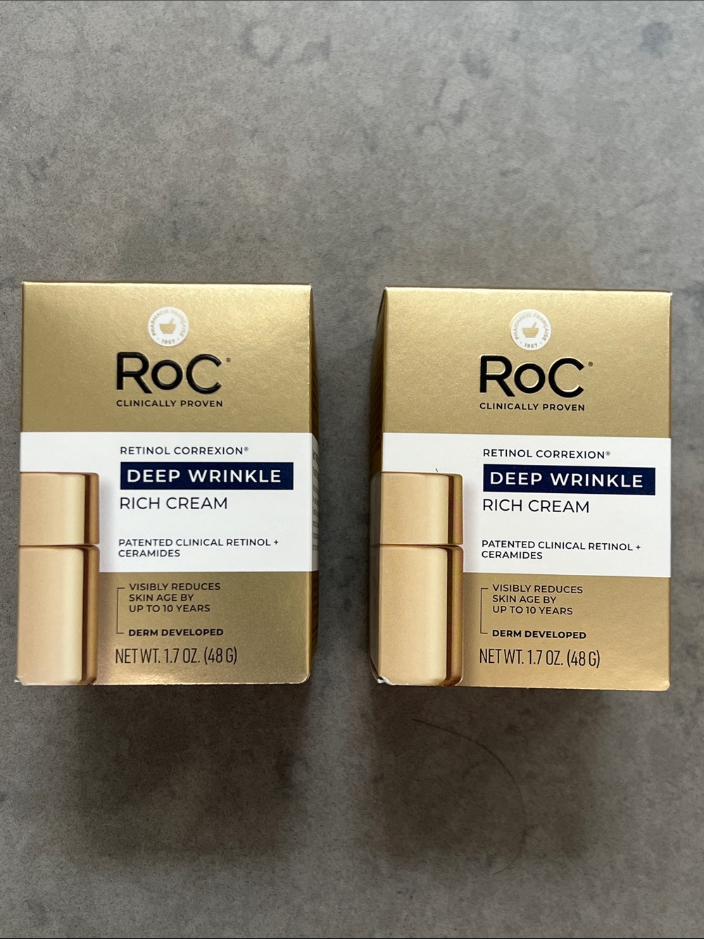NWT- Duo of RoC Deep Wrinkle Rich Cream